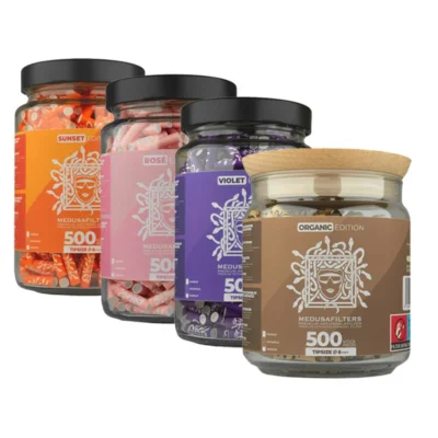 500_family.webp MEDUSA - ACTIVE CARBON FILTERS | 500pcs. - immagine 1