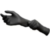 QNUBU - PROFESSIONAL BLACK NITRILE GLOVES | SMOOTH