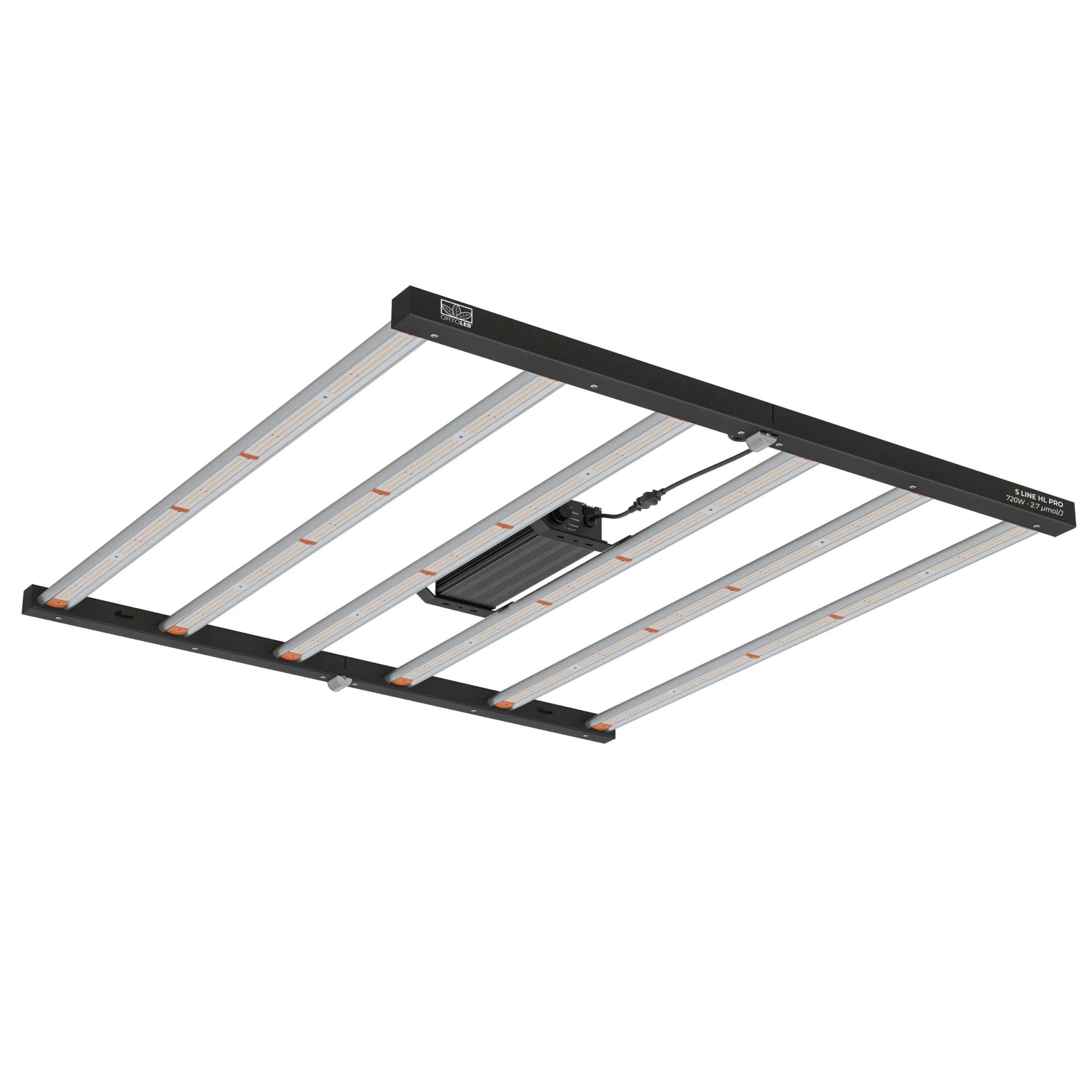 ORTOLED-S-LINE-PRO-720W-copia-1.webp ORTOLED - S LINE FOLDABLE ECO HL BAR LIGHT (2.7 µmol/J) | 720W PRO - EXTERNAL DIMMABLE BALLAST - Image 1