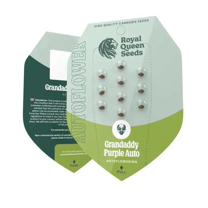 ROYAL QUEEN SEEDS - GRANDADDY PURPLE AUTO FEM (USA PREMIUM) – Image 2