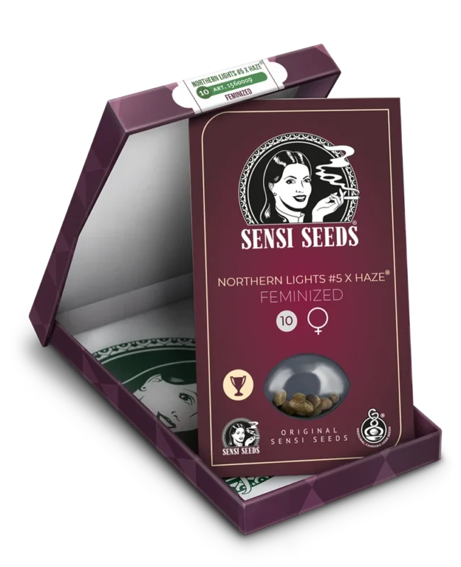 SENSI SEEDS BANK - NORTHERN LIGHTS #5 X HAZE FEM - immagine 2