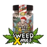 WEEDLEZ - ACTIVE CARBON FILTERS | CHRISTMAS EDITION GLASS TIN 100pcs - Ø 6mm