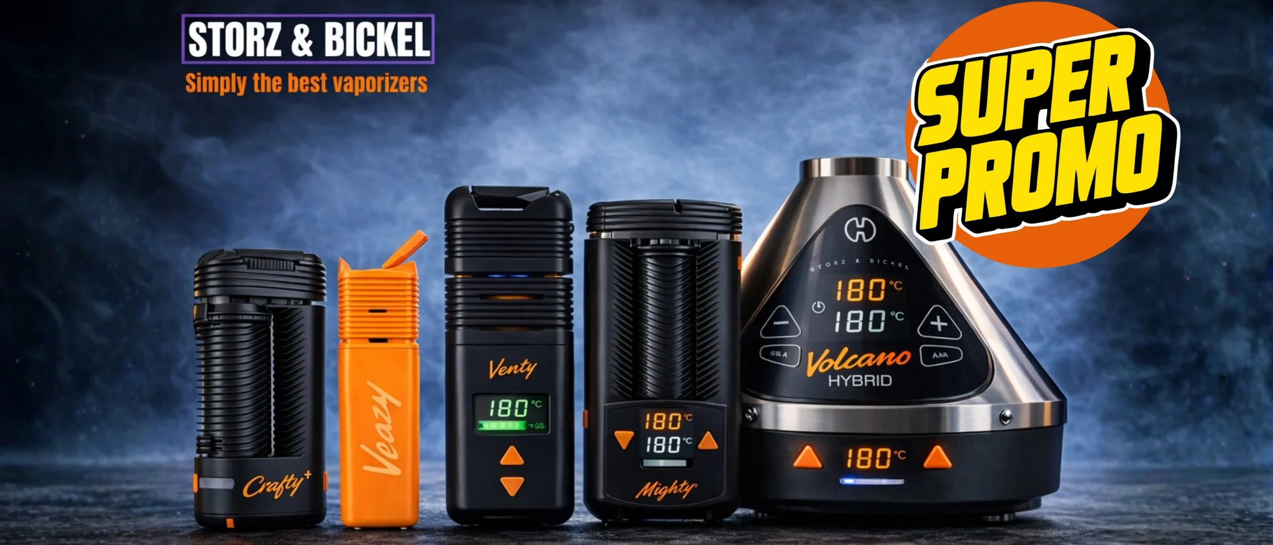 Vaporizzatori Storz & Bickel Mighty, Venty e Volcano Hybrid in promozione